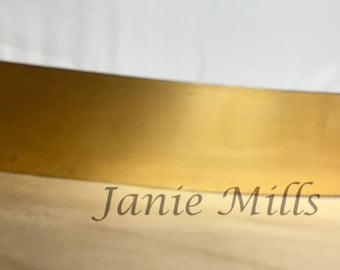 Lamp Banding Brass 3/4 inch Plain Metal Craft
