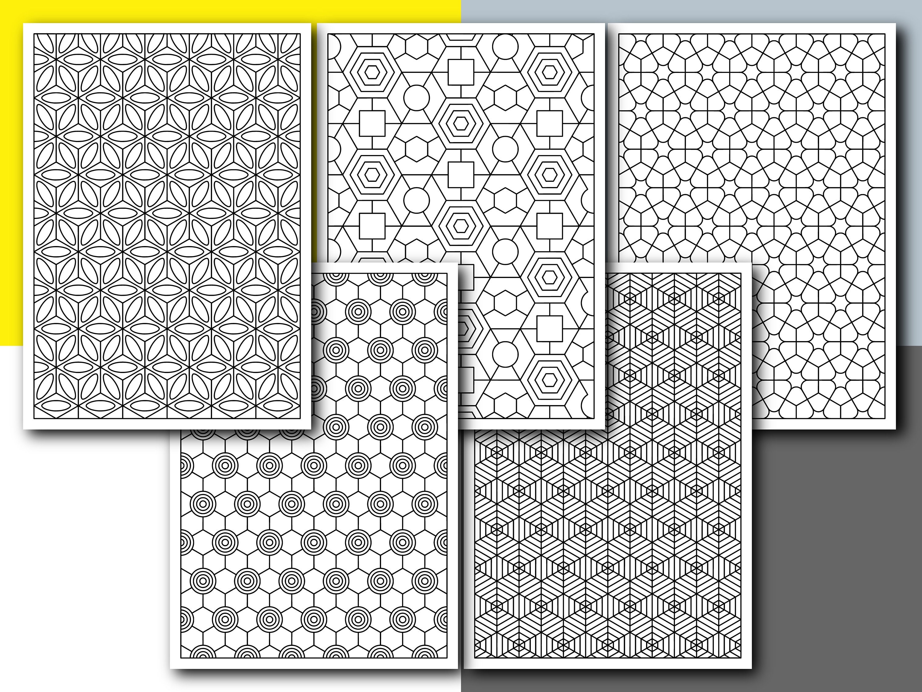 25 Printable Colouring Pages in PDF Size A4 Instant Digital Download ...