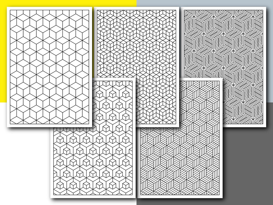 25 Printable Colouring Pages in PDF Size A4 Instant Digital Download ...