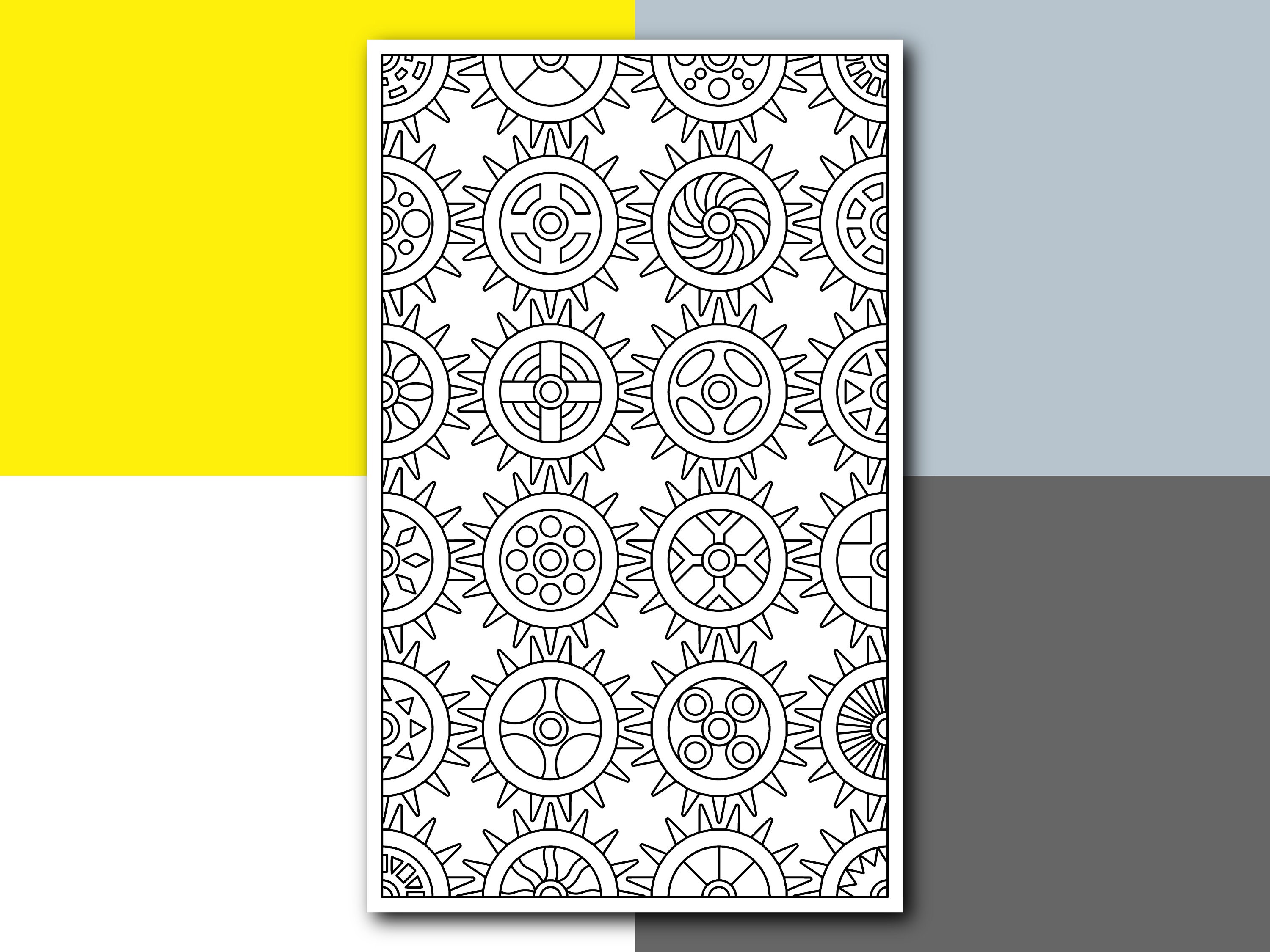 One A4 Printable Coloring Page in PDF | Instant Digital Download ...