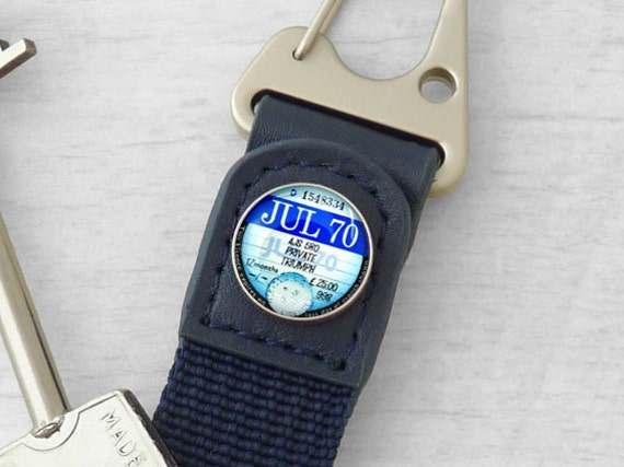 Personalised Tax Disc Keyring 1961 To 1977