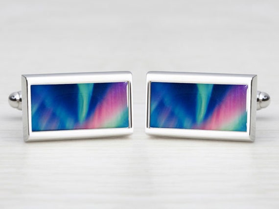 Northern Lights Aurora Cufflinks