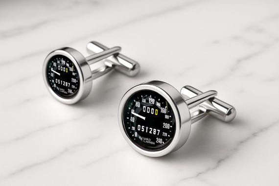 Personalised Speedometer Cufflinks