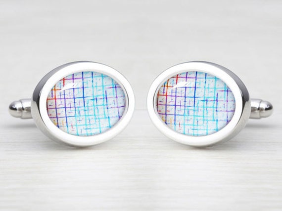 80's Electro 'Pastel' Cufflinks
