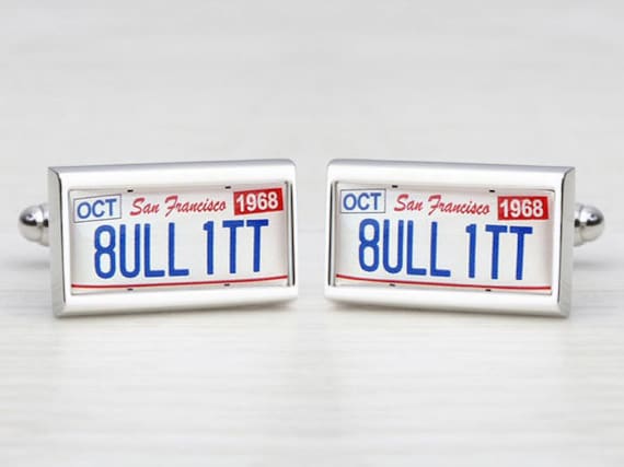 Personalised USA Vanity License Number Plate Cufflinks