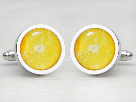Orange Cufflinks