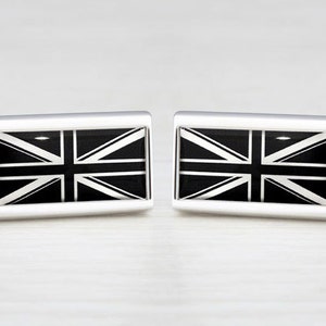 Black Union Jack Cufflinks