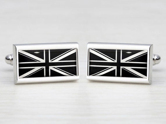 Black Union Jack Cufflinks