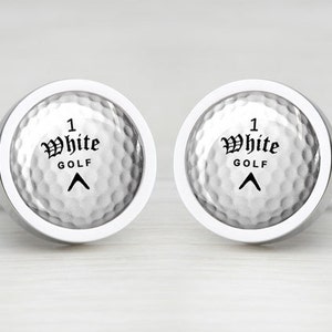 Personalised Golf Ball Cufflinks