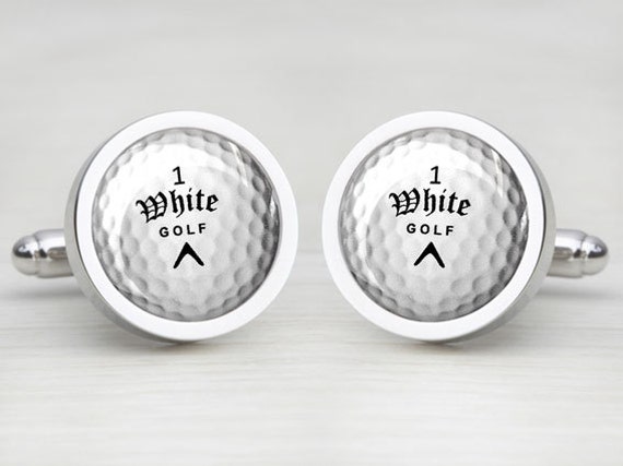Personalised Golf Ball Cufflinks