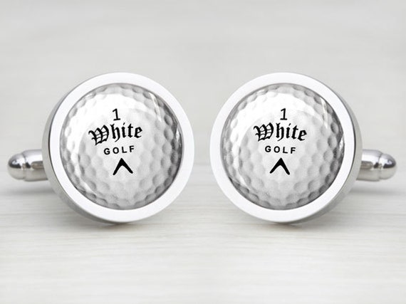 Personalised Golf Ball Cufflinks