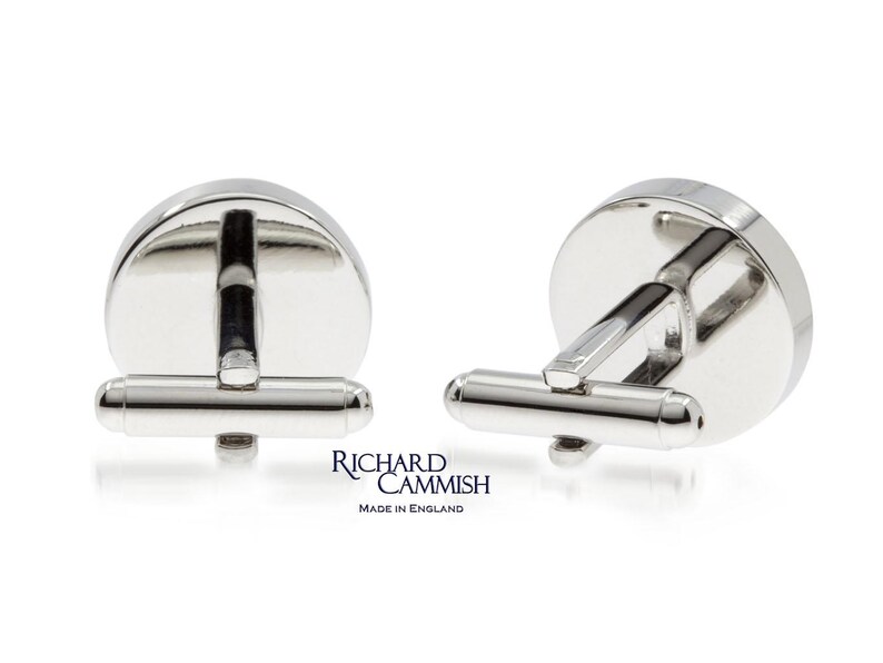Personalised Racing Number Cufflinks: Vintage Motorsport Gift image 3