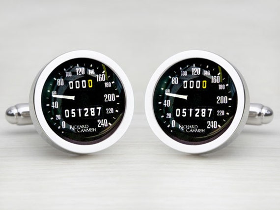 Personalised Speedometer Cufflinks