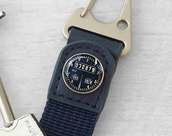 Personalised Airplane Altimeter Keyring