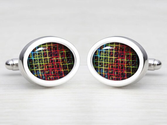 80's Electro 'Black' Cufflinks