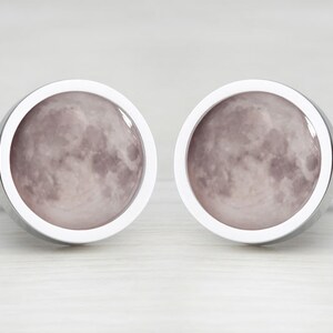 Celestial Moon Planet Astronomy Cufflinks