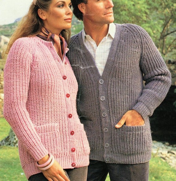 Ribbed Unisex Jumper Knitting Pattern