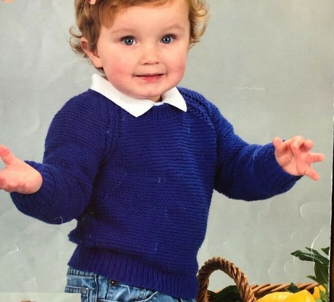 Easy, Garter Stitch, Raglan, Sweater, Jumper, Cardigan, Round Neck