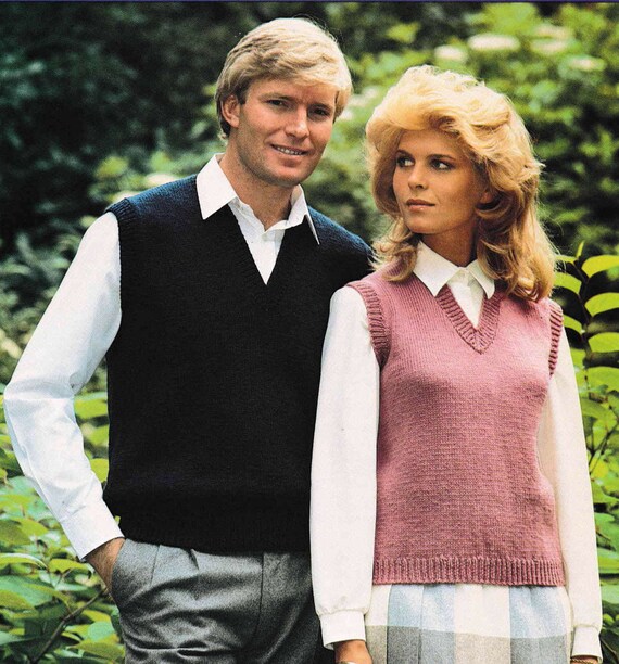 Easy Plain V Neck Top Vest Slipover Sleeveless Sweater Pullover