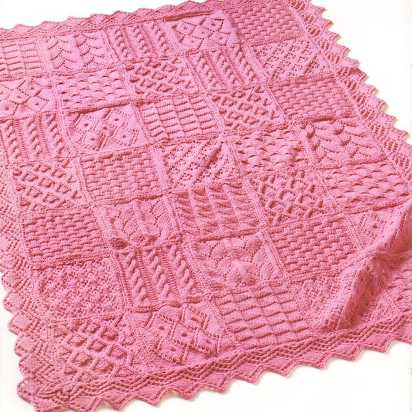 Cable Knit Blanket Etsy