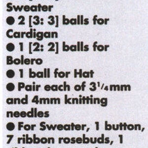 Easy Beginner Baby Jacket Sweater Bolero & Hat 17 23 DK 8 Ply Light Worsted Knitting Pattern PDF Instant download image 2