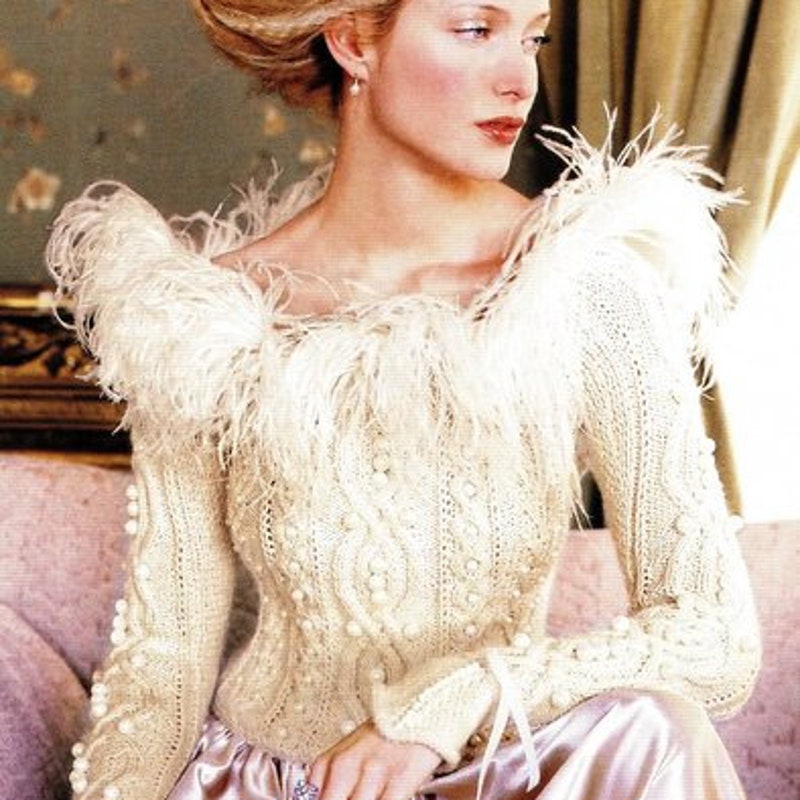 Elegant Beaded Sweaters Etsy 