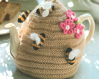 Beehive Tea Cosy ~ DK  Knitting Pattern PDF Instant download