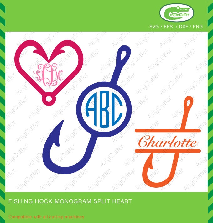 Free Free 152 Fishing Hook Svg Monogram SVG PNG EPS DXF File