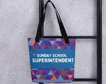 Superintendente de escuela dominical Bolsa de tela