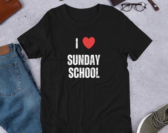 Camiseta "Me encanta la escuela dominical"
