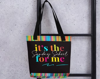Es la escuela dominical para mí Bolsa de tela