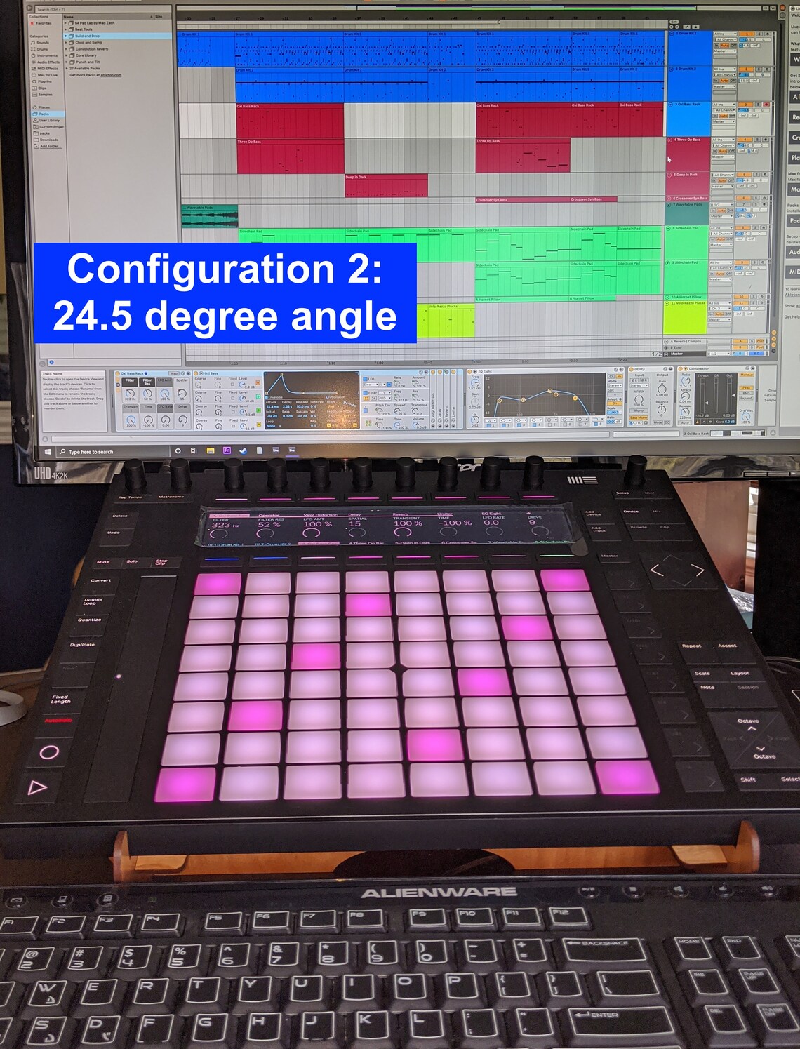 Desktop Studio Stand for Ableton Push 2 or Push 1 good for Etsy