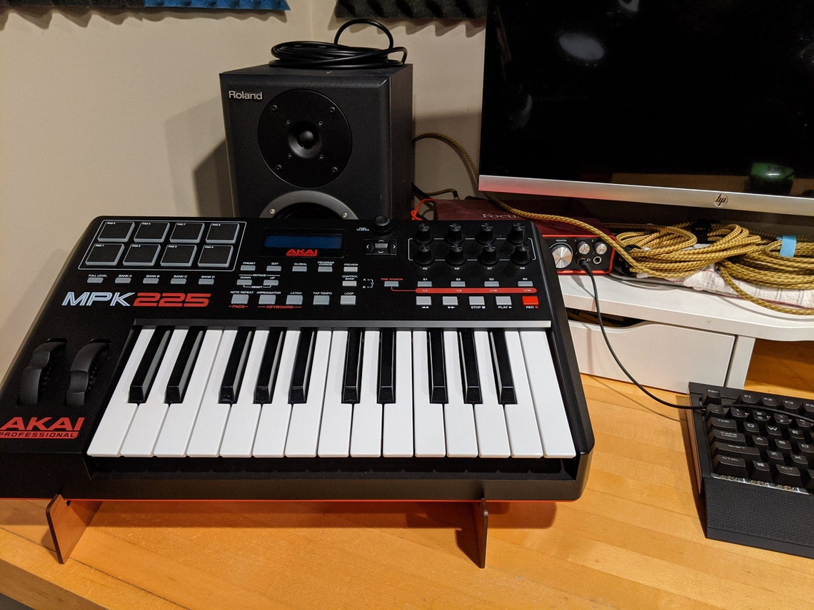 Angled Desktop Stand for Midikeyboards and Other Music Etsy