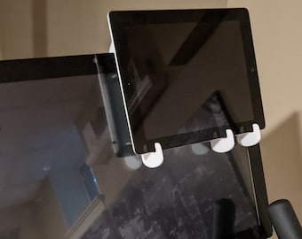 Phone & iPad Holder for Peloton BIKE - Follow other workouts or video chat with friends while riding!