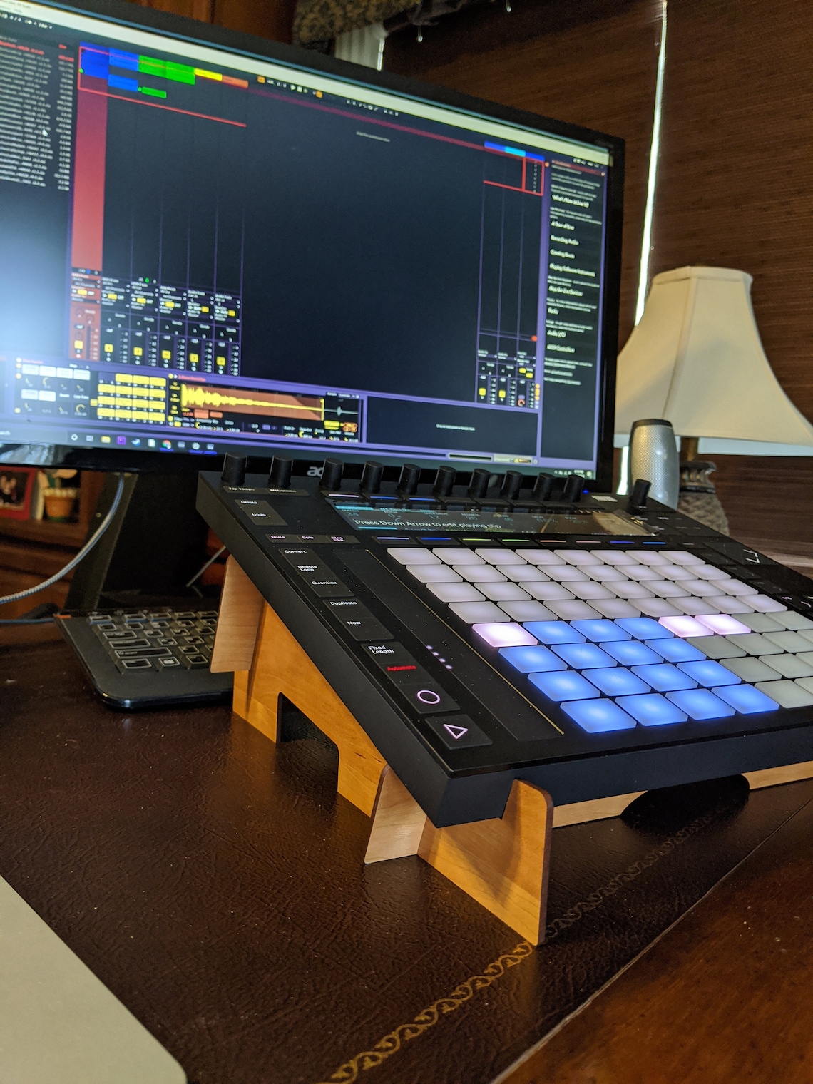 Angled Desktop Stand for Midikeyboards and Other Music Etsy