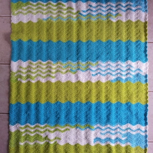 Ocean Waves Baby Blanket