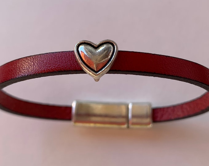 Men's Italian Leather Single Braid Bracelet Etsy