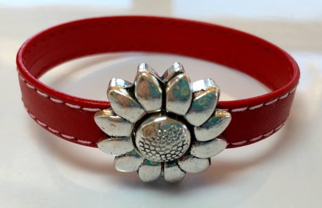 Pellarte Stitched Italian Leather Bracelet With Etsy