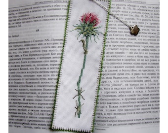 Thistle Cross stitch pattern, DIY bookmark, Bookmark pattern, Thistle bookmark, Cross stitch idea, Gift for book lovers
