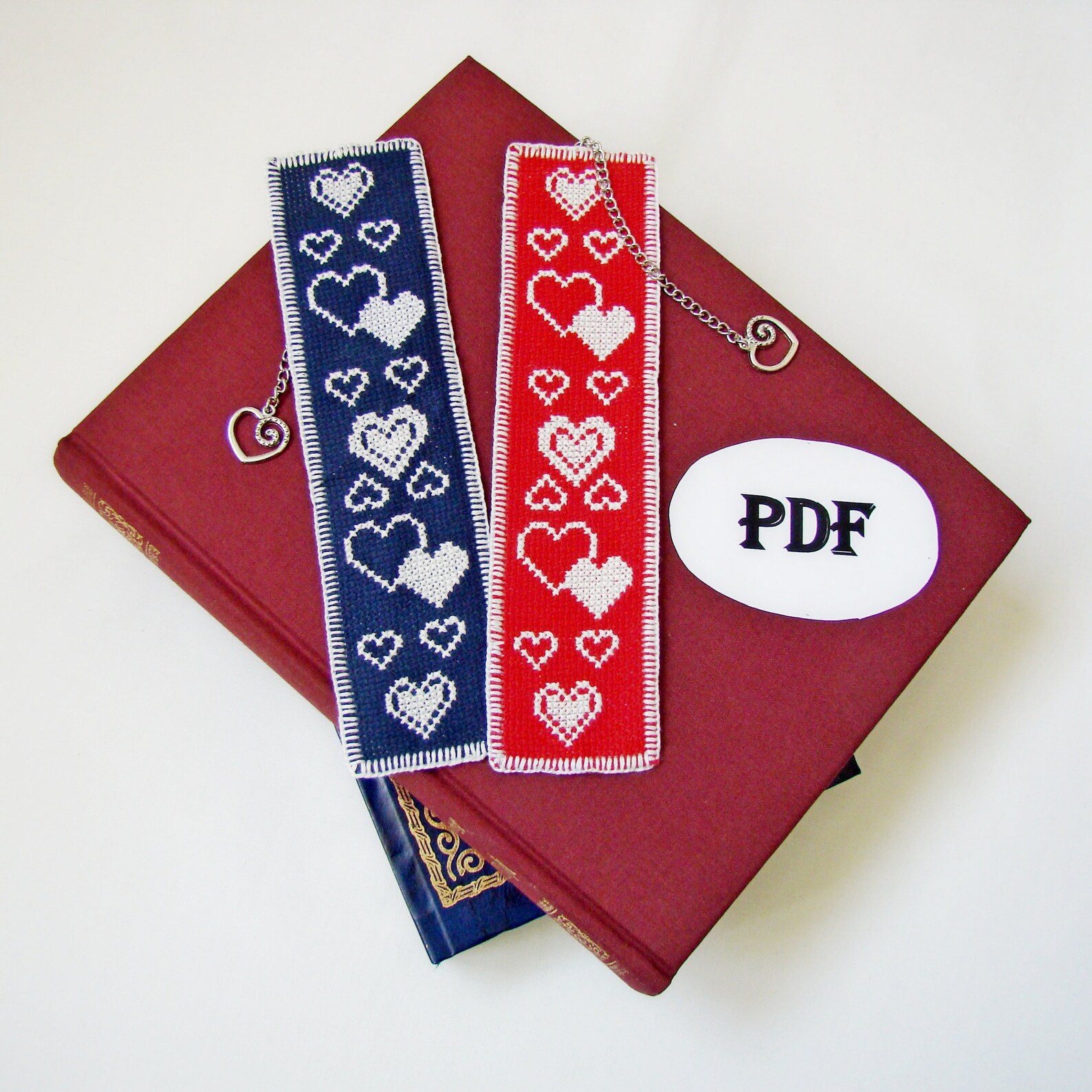 Cross Stitch Pattern Bookmark, Instant Download, DIY Bookmark, Pattern