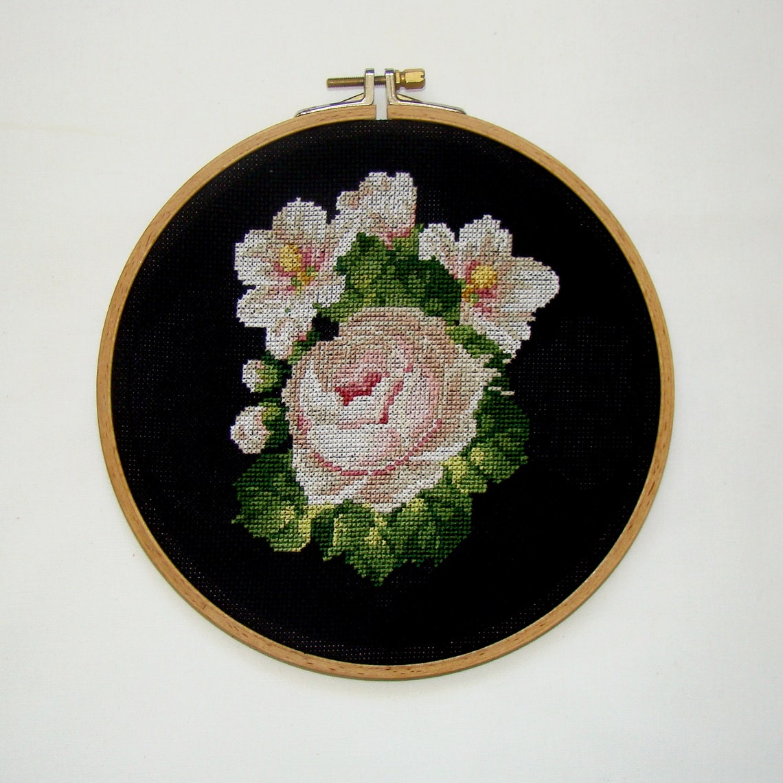 Black Aida 14count Zweigart Canvas Black Cross Stitch Cloth Etsy