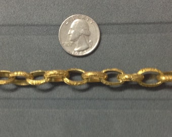 Raw Brass Chain | Etsy
