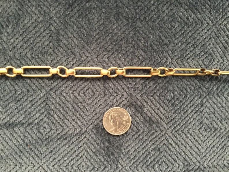 1 foot MC-D177 Raw Brass hand made chain