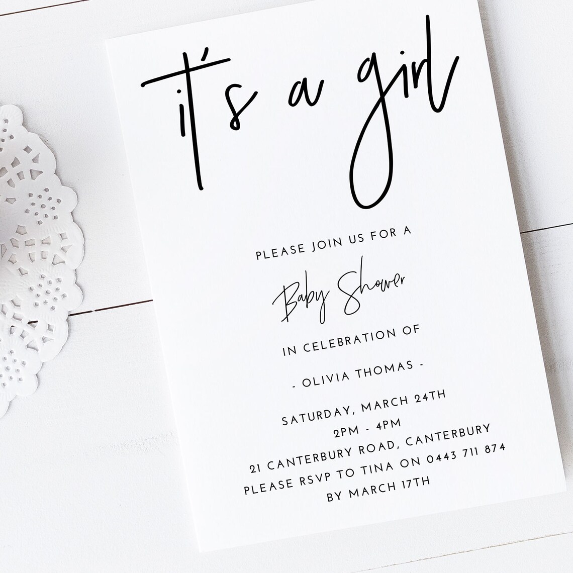 Printable Invitations, Party Printables, Baby Shower Invitations, Party