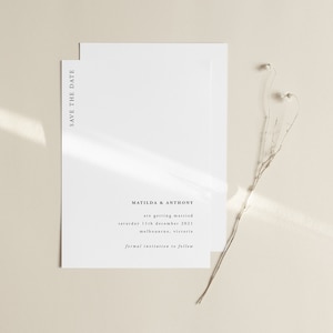 Enregistrer la date d’invitation imprimable, personnalisé enregistrer la date, enregistrer la date invitations pdf, moderne simple enregistrer la date invitation numérique, bricolage