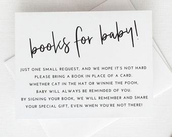Books For Baby - Baby shower Printable - Baby Shower Party Games - Hello World Baby Shower Gift Insert Instant Download