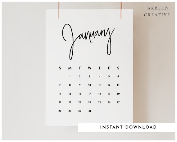 Printable 12 Page 2024 Wall Calendar PDF, A3, A4 & A5 Calendar Poster,  Print Yourself Calendars, Instant Download, Printable Calendar - Etsy
