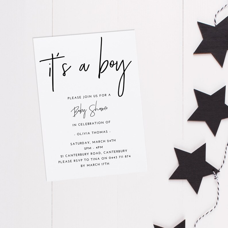 Printable Invitations Party Printables Baby Shower Etsy Australia