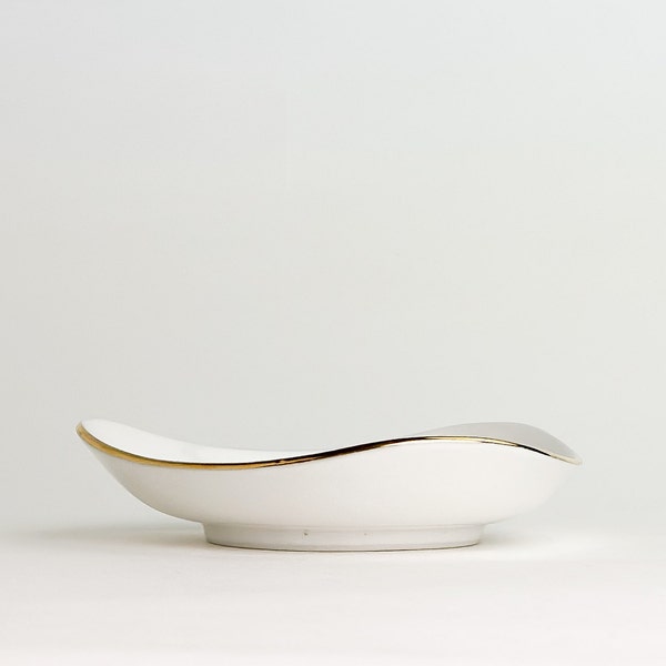 Gold Rim Dish Etsy