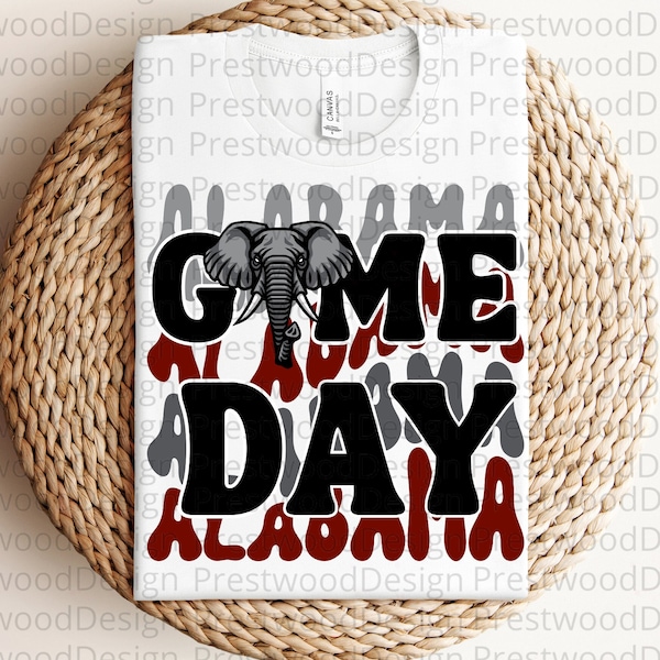 Game day png, instant download, Alabama football roll tide, digital download only, game day merch, game day shirt, game day gift, Bama shirt